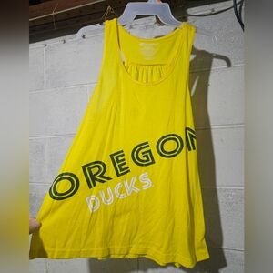 Women's Bright Yellow Oregon Ducks Tank Top